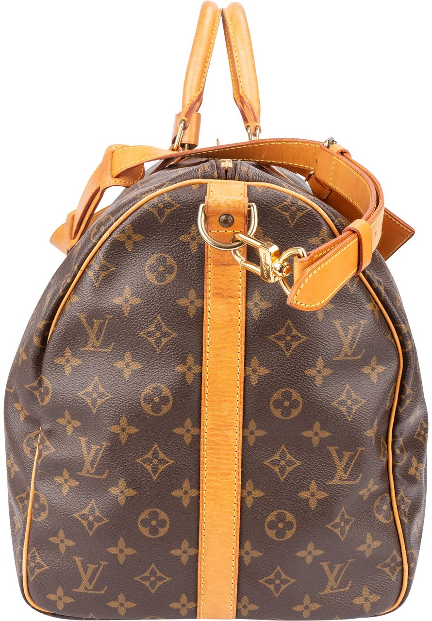Louis Vuitton Louis Vuitton Canvas Monogram Keepall 55 Bandouliere Bruin
