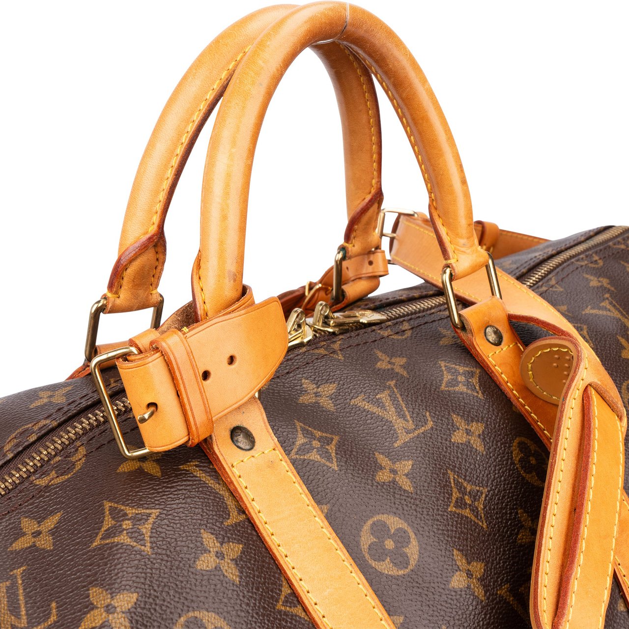 Louis Vuitton Louis Vuitton Canvas Monogram Keepall 55 Bandouliere Bruin