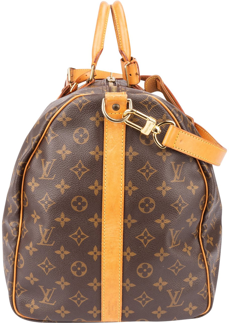 Louis Vuitton Louis Vuitton Canvas Monogram Keepall 55 Bandouliere Bruin