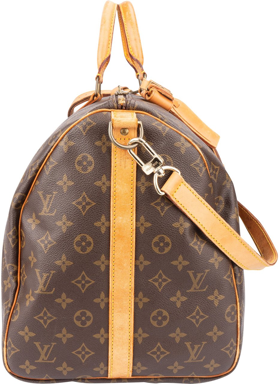 Louis Vuitton Louis Vuitton Canvas Monogram Keepall 55 Bandouliere Bruin