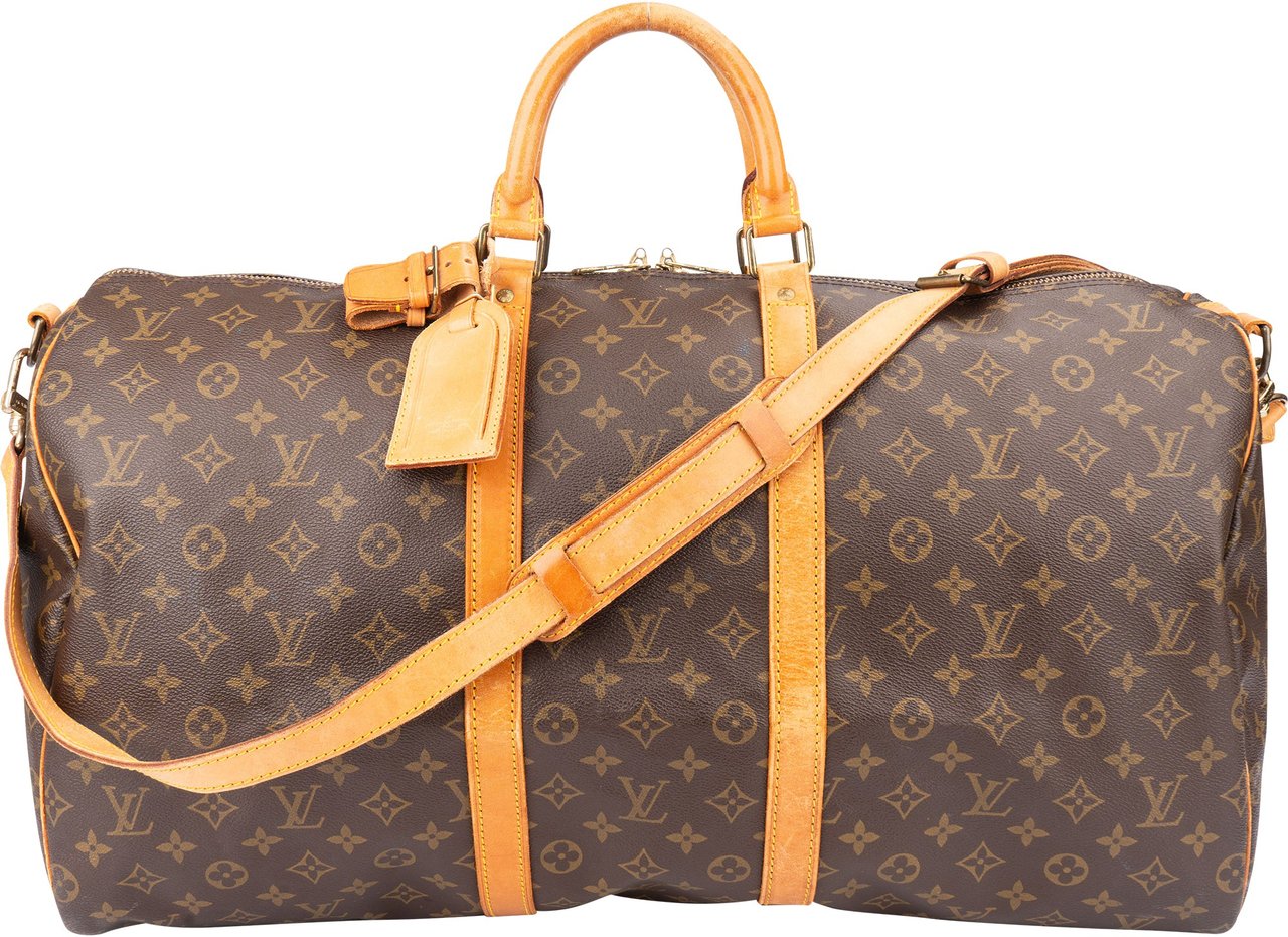 Louis Vuitton Louis Vuitton Canvas Monogram Keepall 55 Bandouliere Bruin