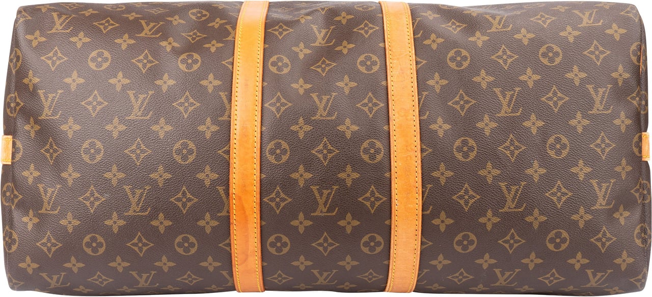 Louis Vuitton Louis Vuitton Canvas Monogram Keepall 55 Bandouliere Bruin