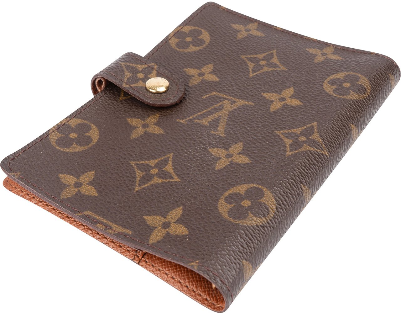 Louis Vuitton Louis Vuitton Canvas Monogram Agenda PM Handbag Bruin
