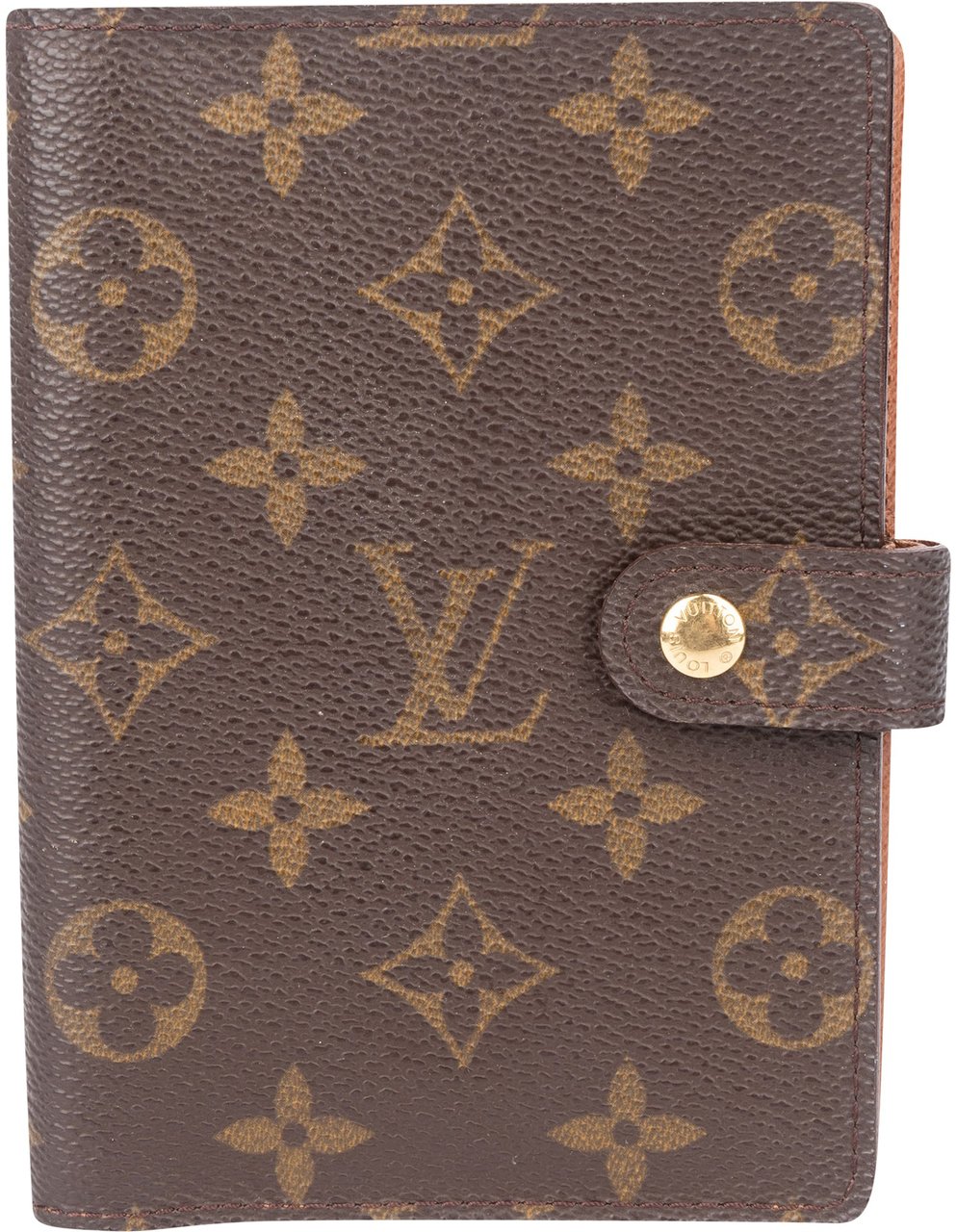 Louis Vuitton Louis Vuitton Canvas Monogram Agenda PM Handbag Bruin