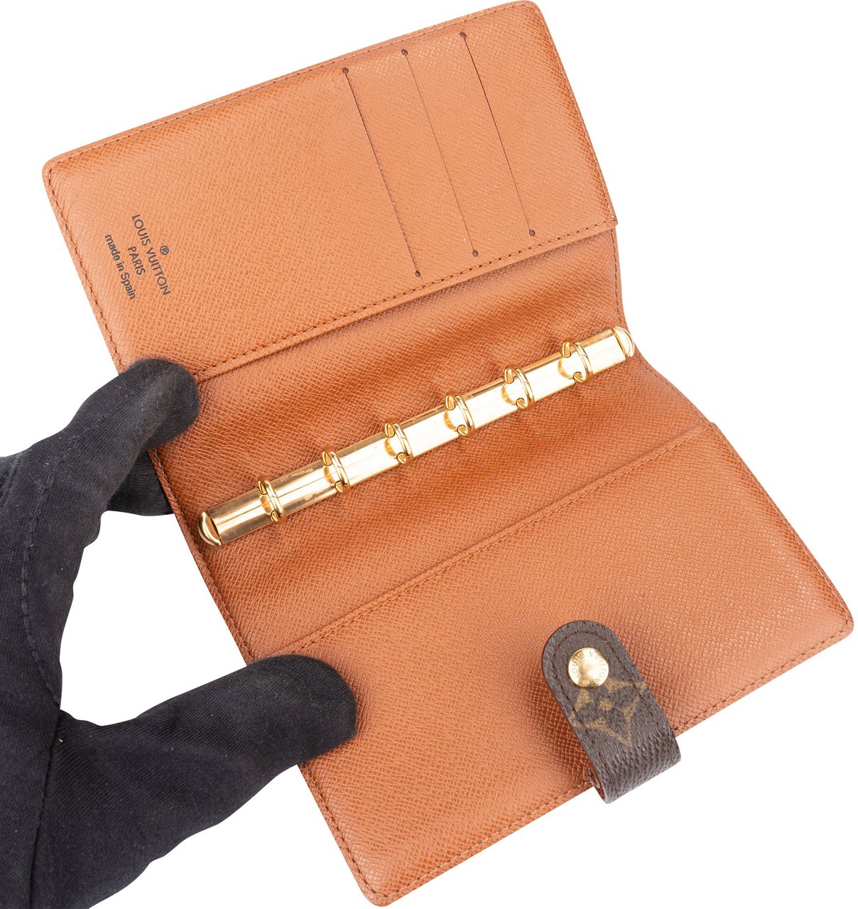 Louis Vuitton Louis Vuitton Canvas Monogram Agenda PM Handbag Bruin