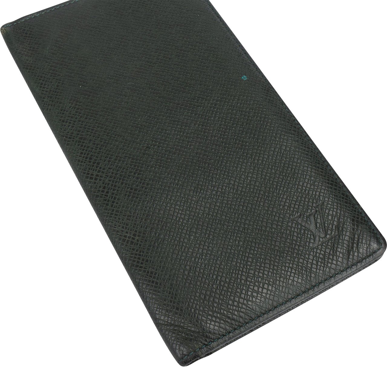 Louis Vuitton Louis Vuitton Green Taiga Leather Portfolio Groen