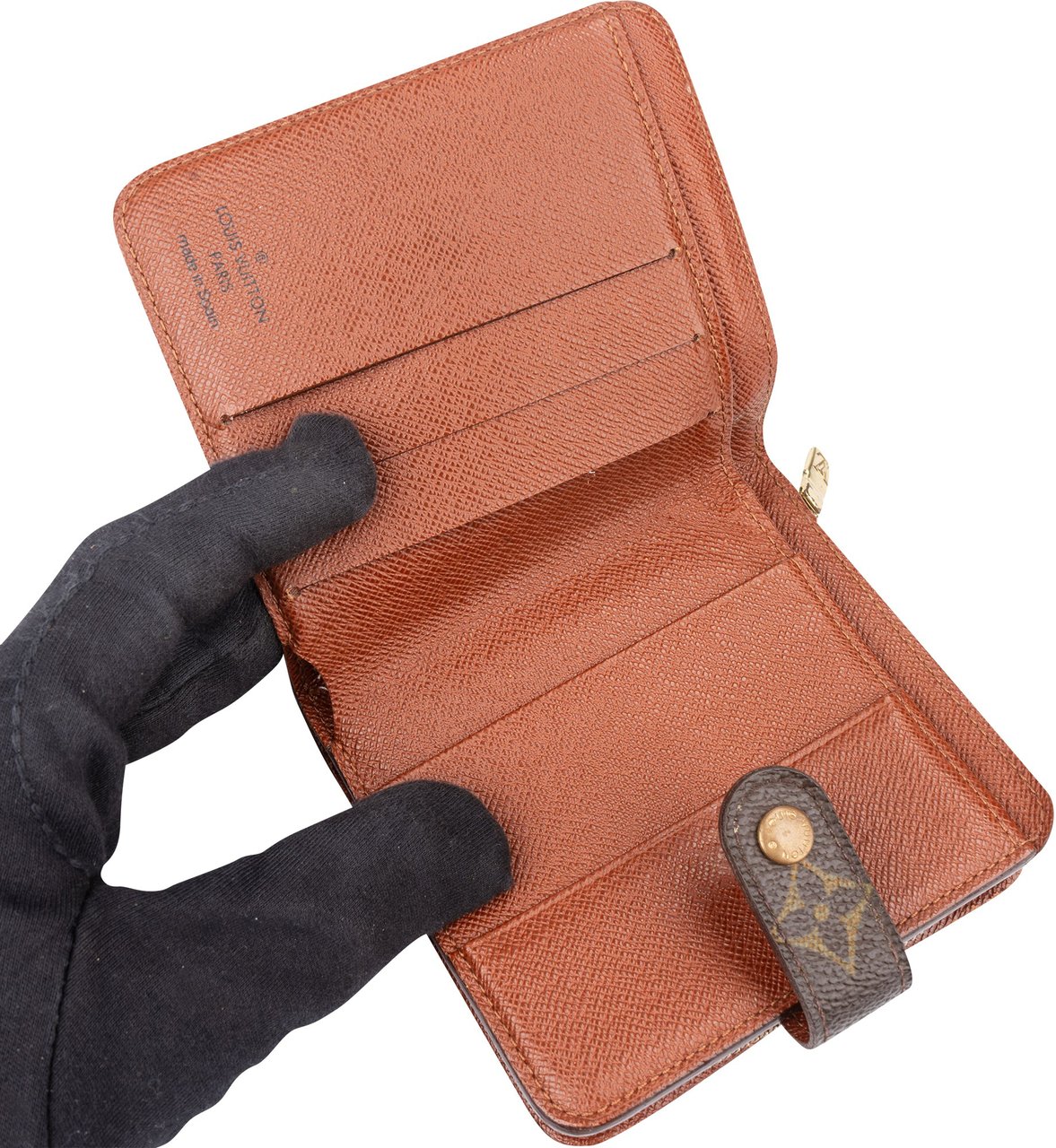 Louis Vuitton Louis Vuitton Canvas Monogram Clip Wallet Divers
