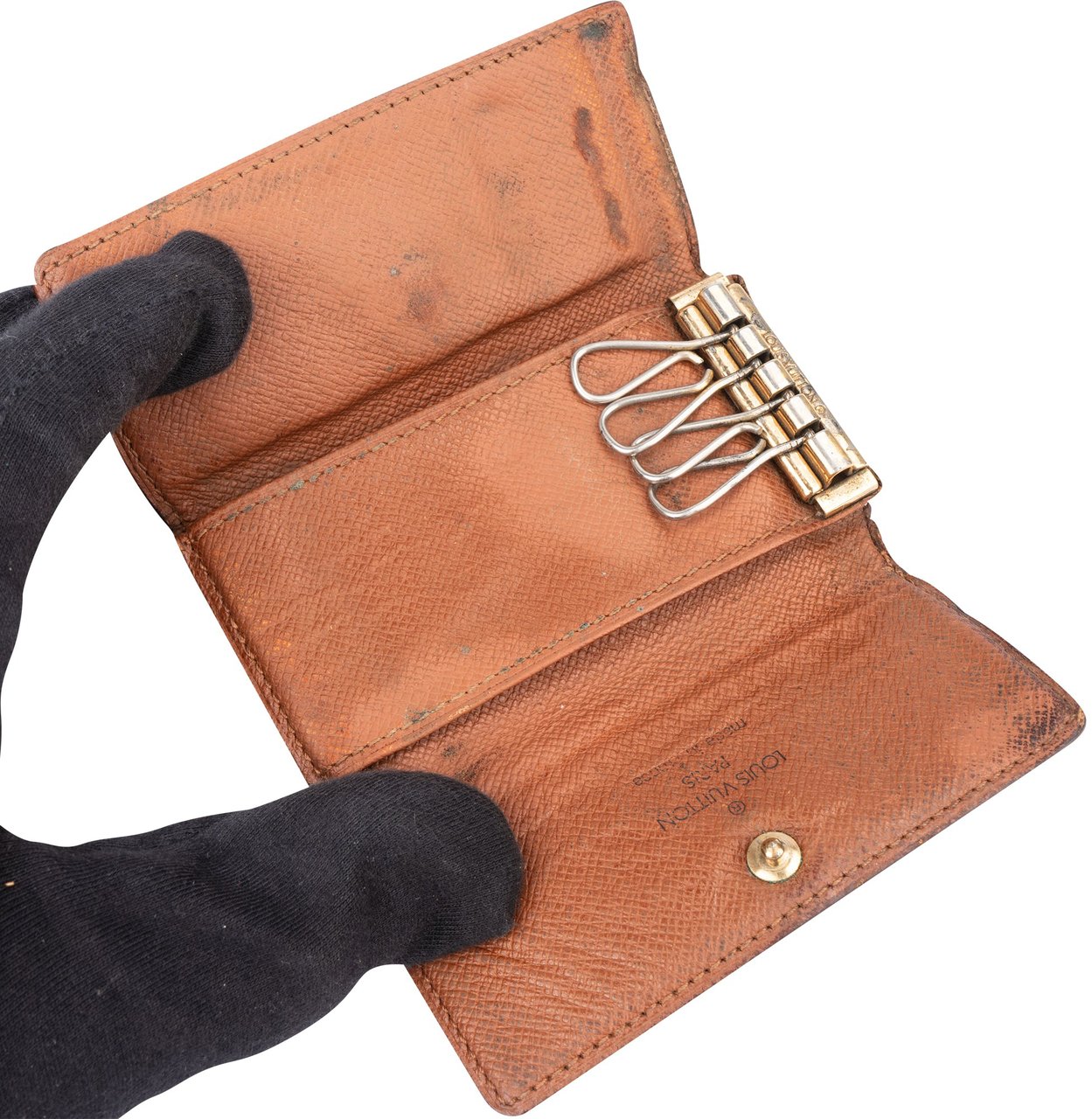 Louis Vuitton Louis Vuitton Canvas Monogram Keyholder Bruin