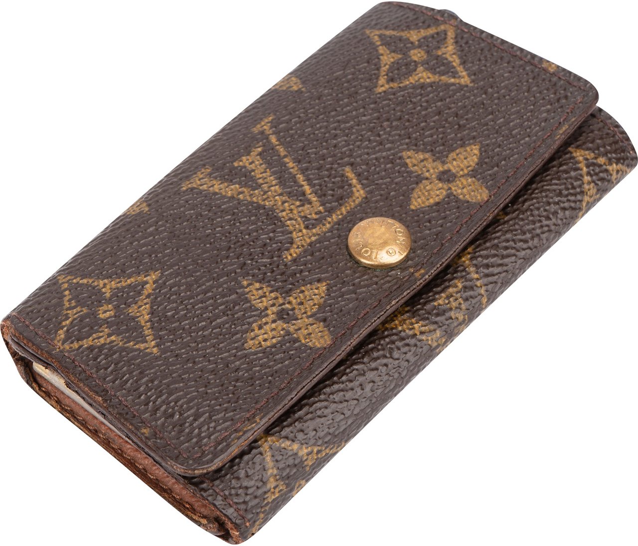 Louis Vuitton Louis Vuitton Canvas Monogram Keyholder Bruin