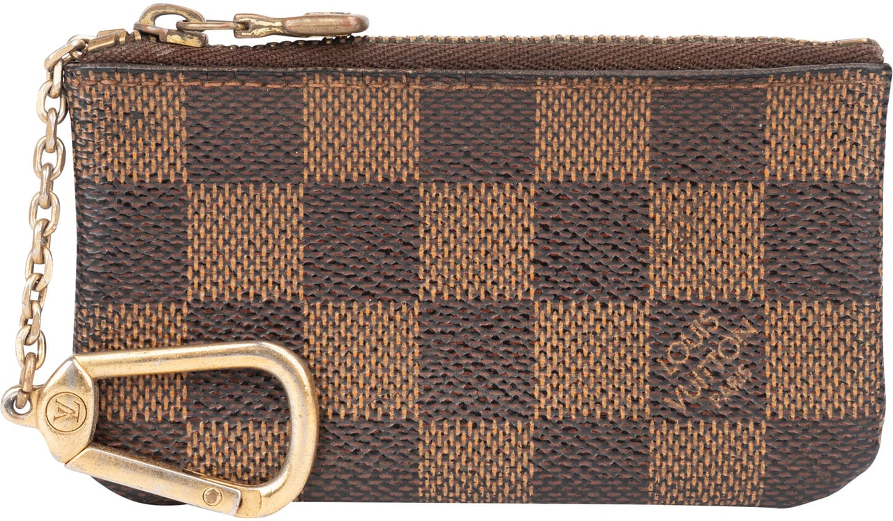 Louis Vuitton Louis Vuitton Damier Ebene Key Pouch Bruin