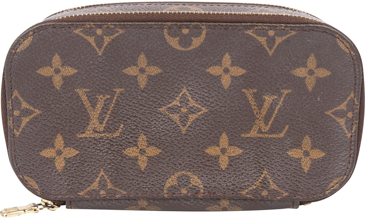 Louis Vuitton Louis Vuitton Canvas Monogram Trousse Blush PM Bruin