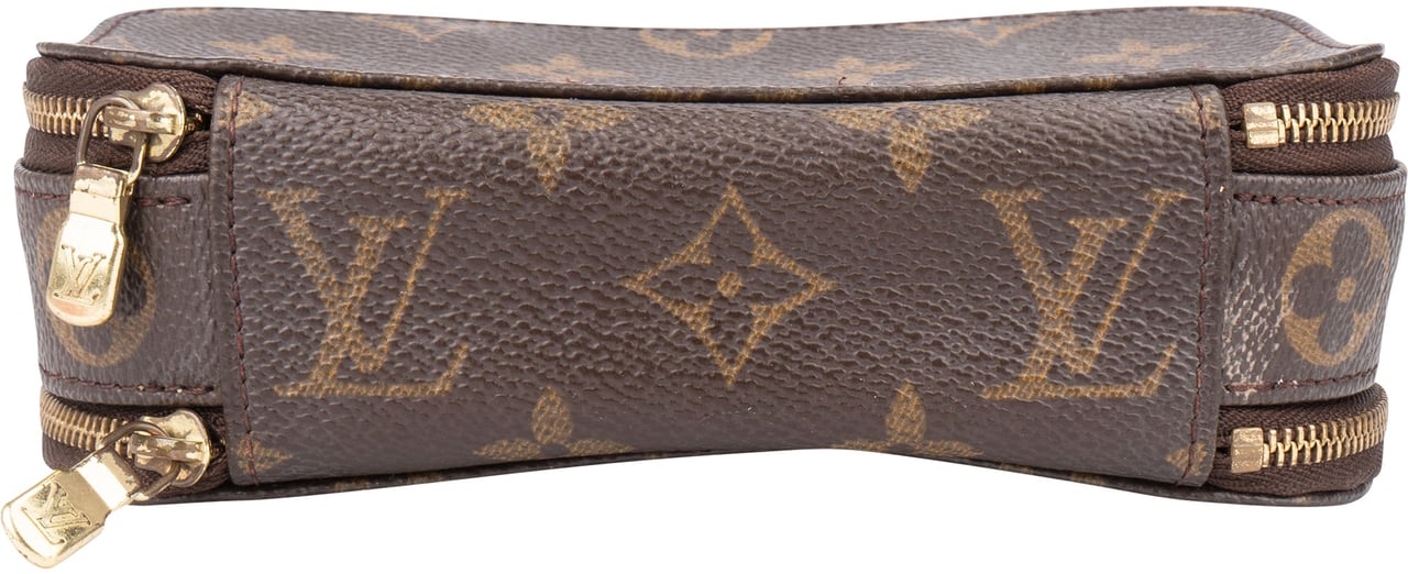 Louis Vuitton Louis Vuitton Canvas Monogram Trousse Blush PM Bruin