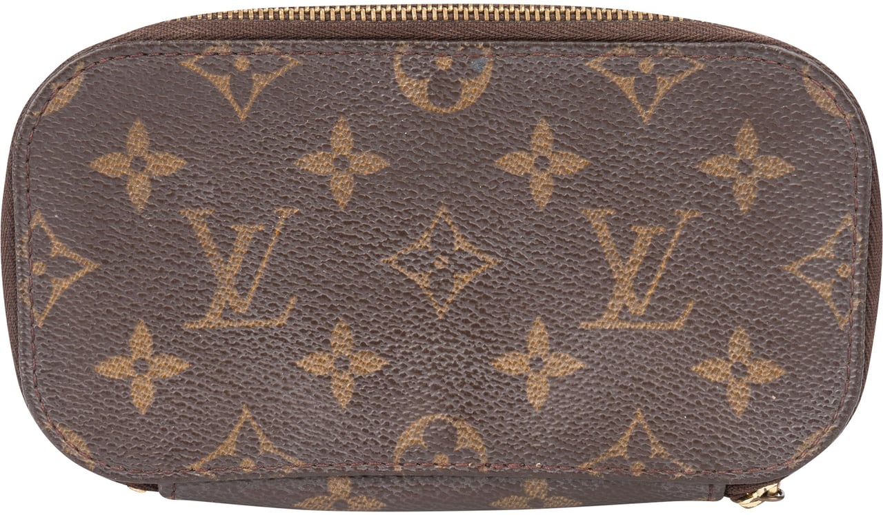 Louis Vuitton Louis Vuitton Canvas Monogram Trousse Blush PM Bruin