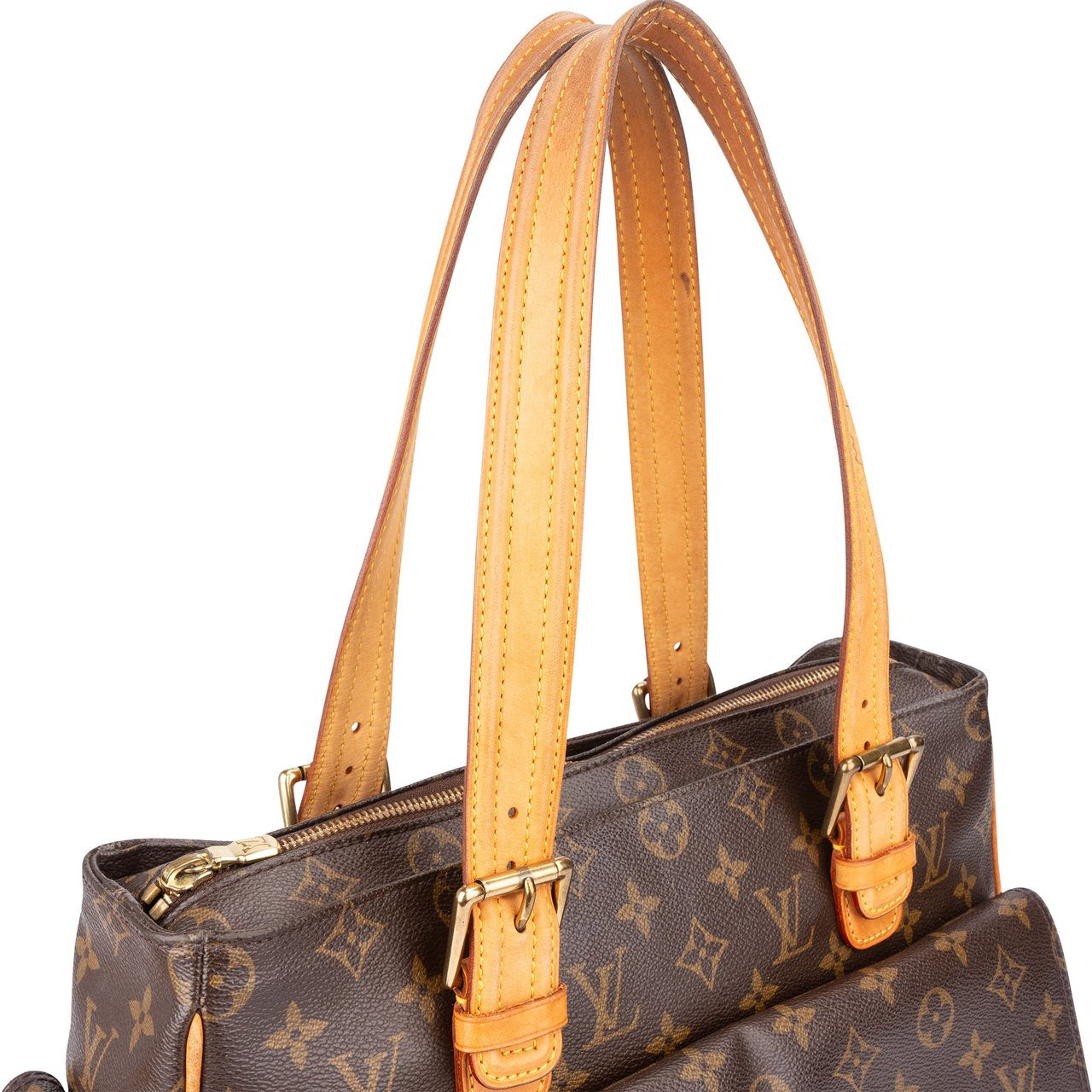 Louis Vuitton Louis Vuitton Canvas Monogram Multipli-Cite Shoulder Bag Bruin