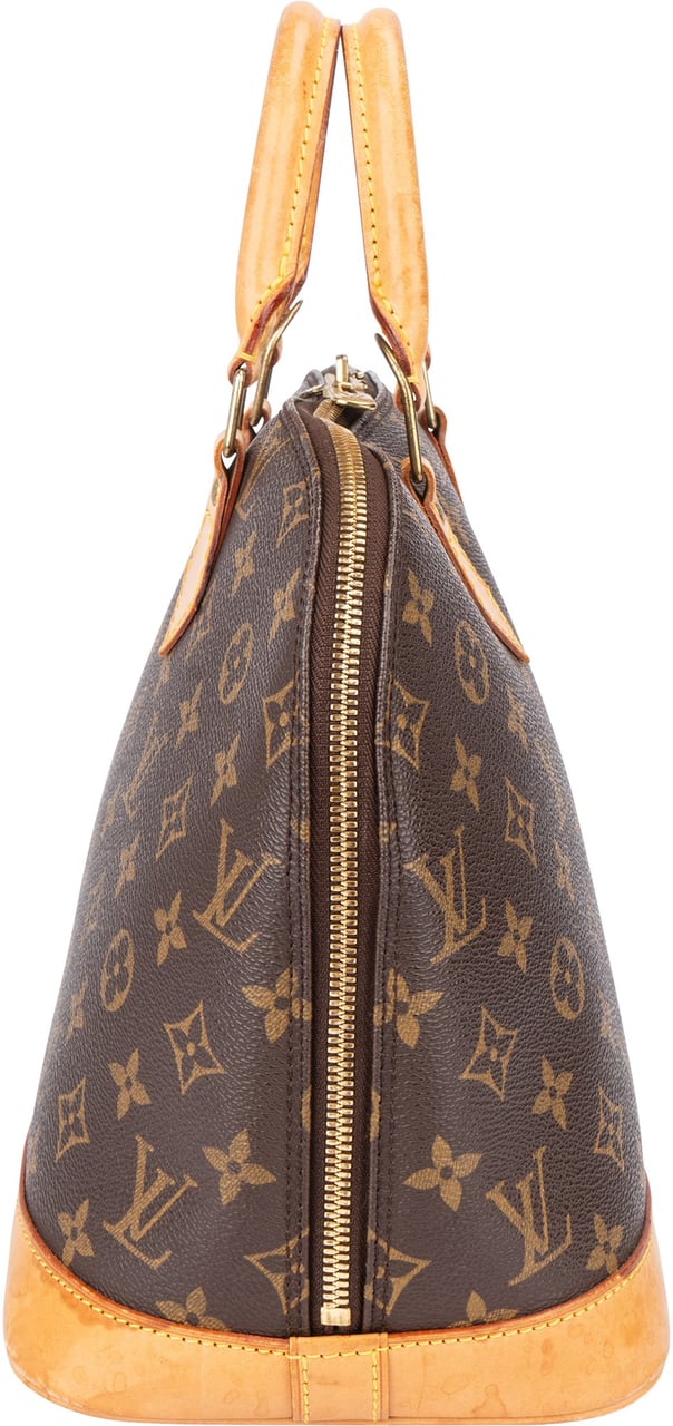 Louis Vuitton Louis Vuitton Canvas Monogram Alma PM Handbag Bruin