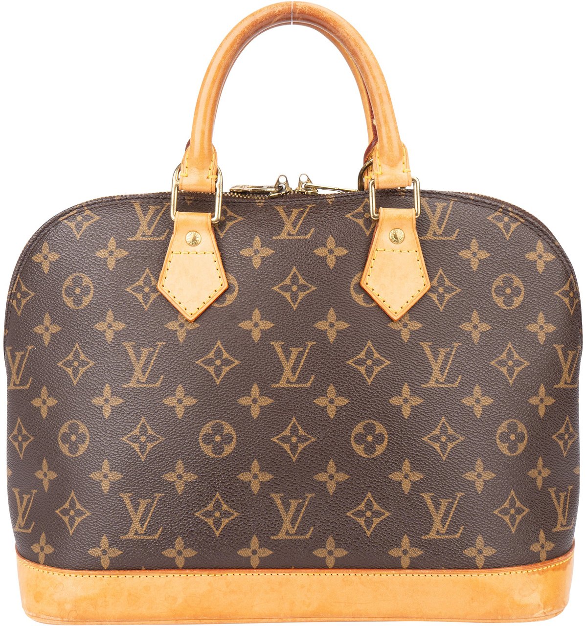Louis Vuitton Louis Vuitton Canvas Monogram Alma PM Handbag Bruin