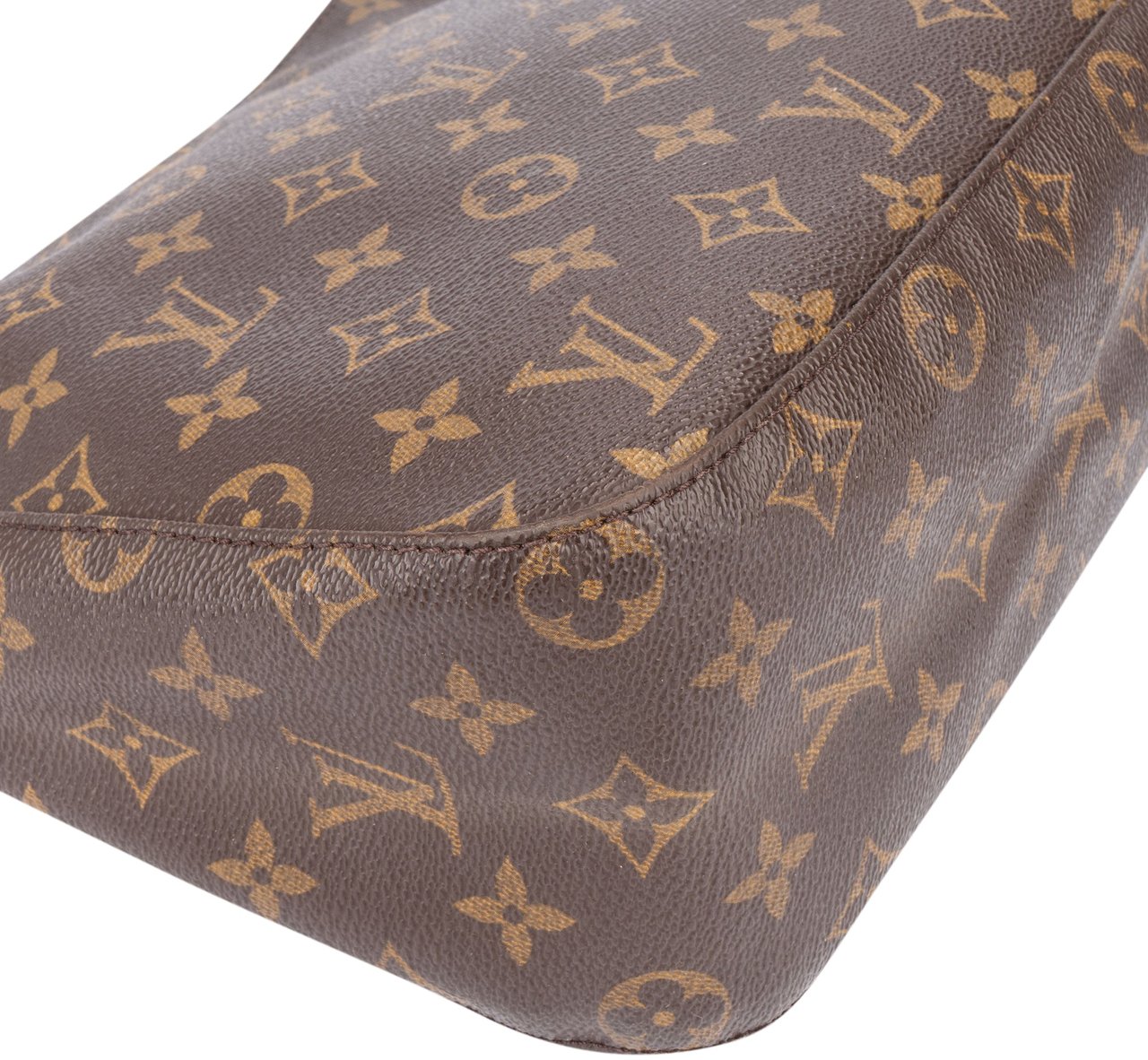 Louis Vuitton Louis Vuitton Canvas Monogram Looping MM Shoulder Bag Bruin