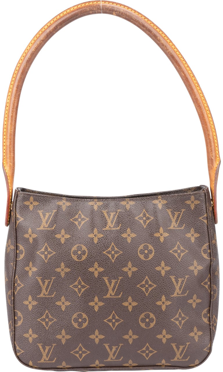 Louis Vuitton Louis Vuitton Canvas Monogram Looping MM Shoulder Bag Bruin