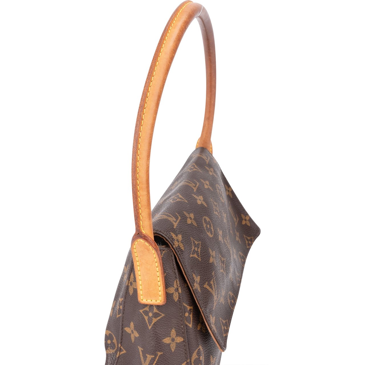 Louis Vuitton Louis Vitton Canvas Monogram Looping PM Shoulder Bag Bruin