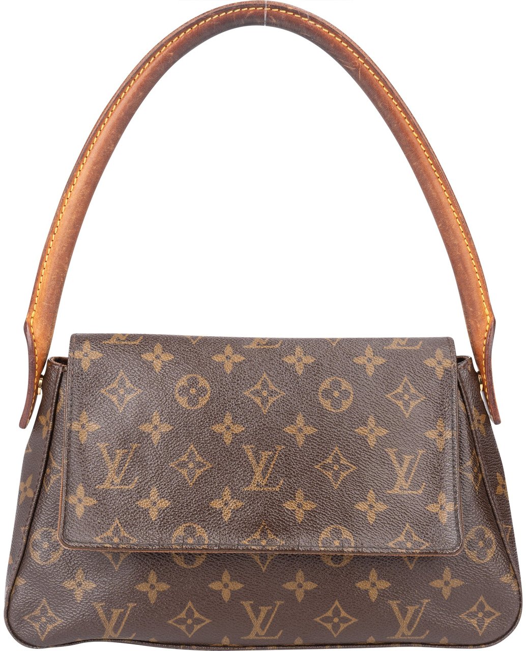 Louis Vuitton Louis Vuitton Canvas Monogram Looping PM Shoulder Bag Bruin