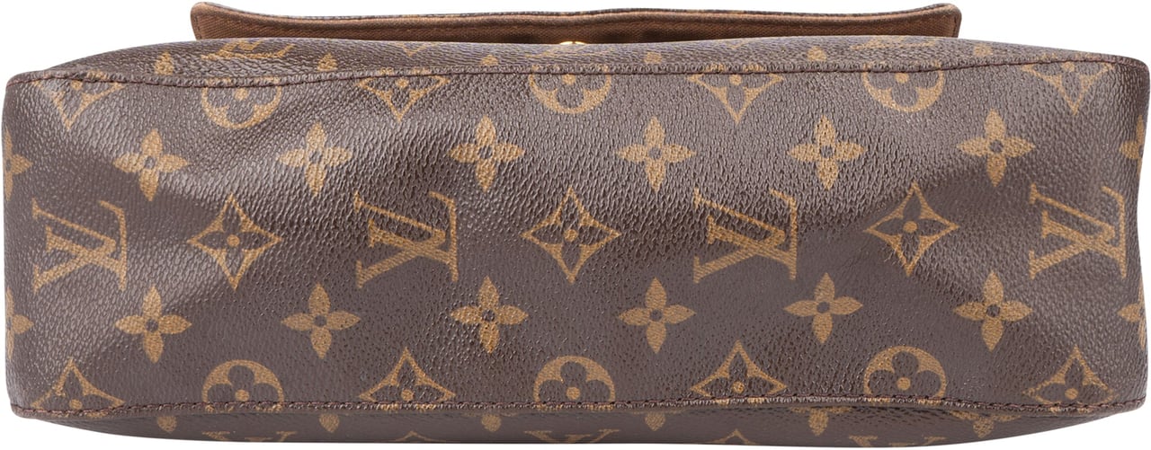 Louis Vuitton Louis Vuitton Canvas Monogram Looping PM Shoulder Bag Bruin