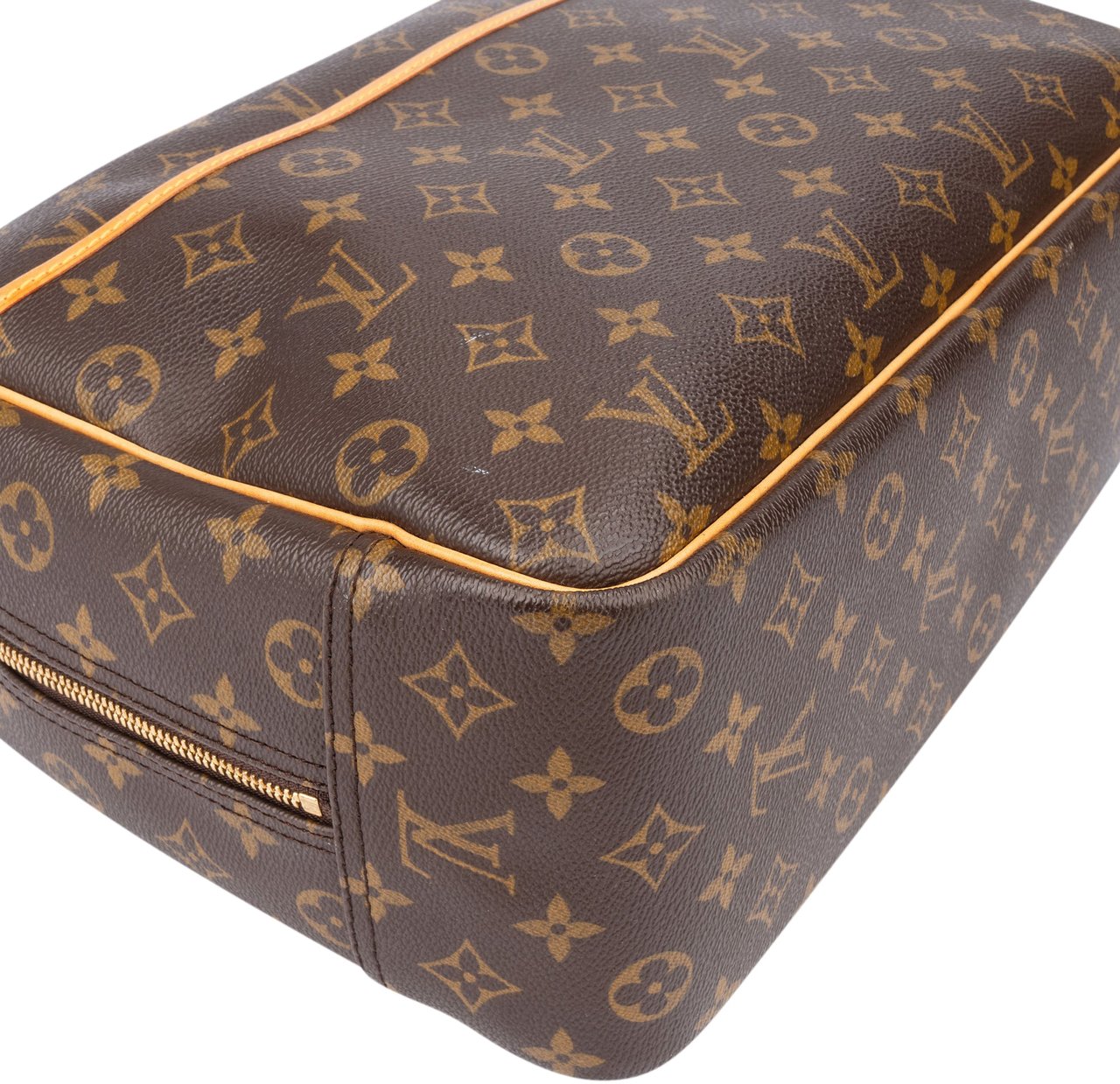 Louis Vuitton Louis Vuitton Canvas Monogram Deauville Handbag Bruin