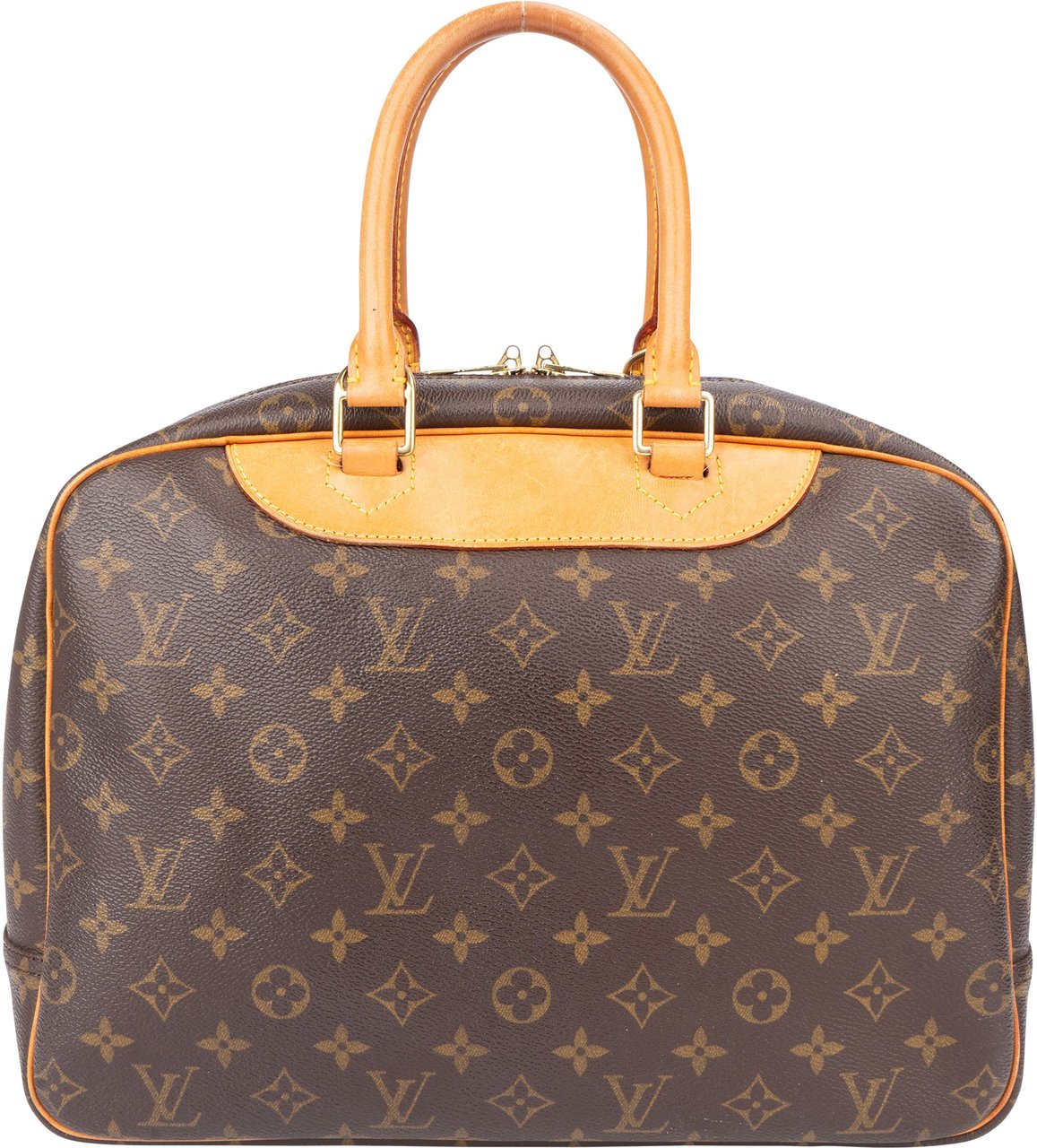Louis Vuitton Louis Vuitton Canvas Monogram Deauville Handbag Bruin