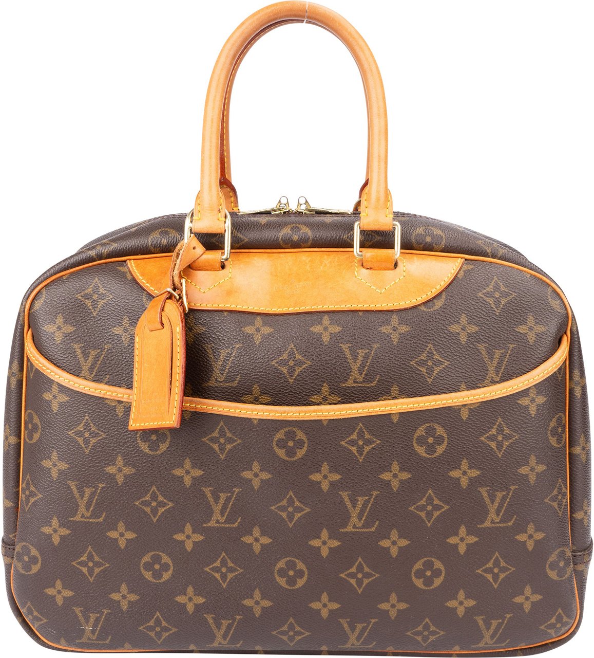 Louis Vuitton Louis Vuitton Canvas Monogram Deauville Handbag Bruin