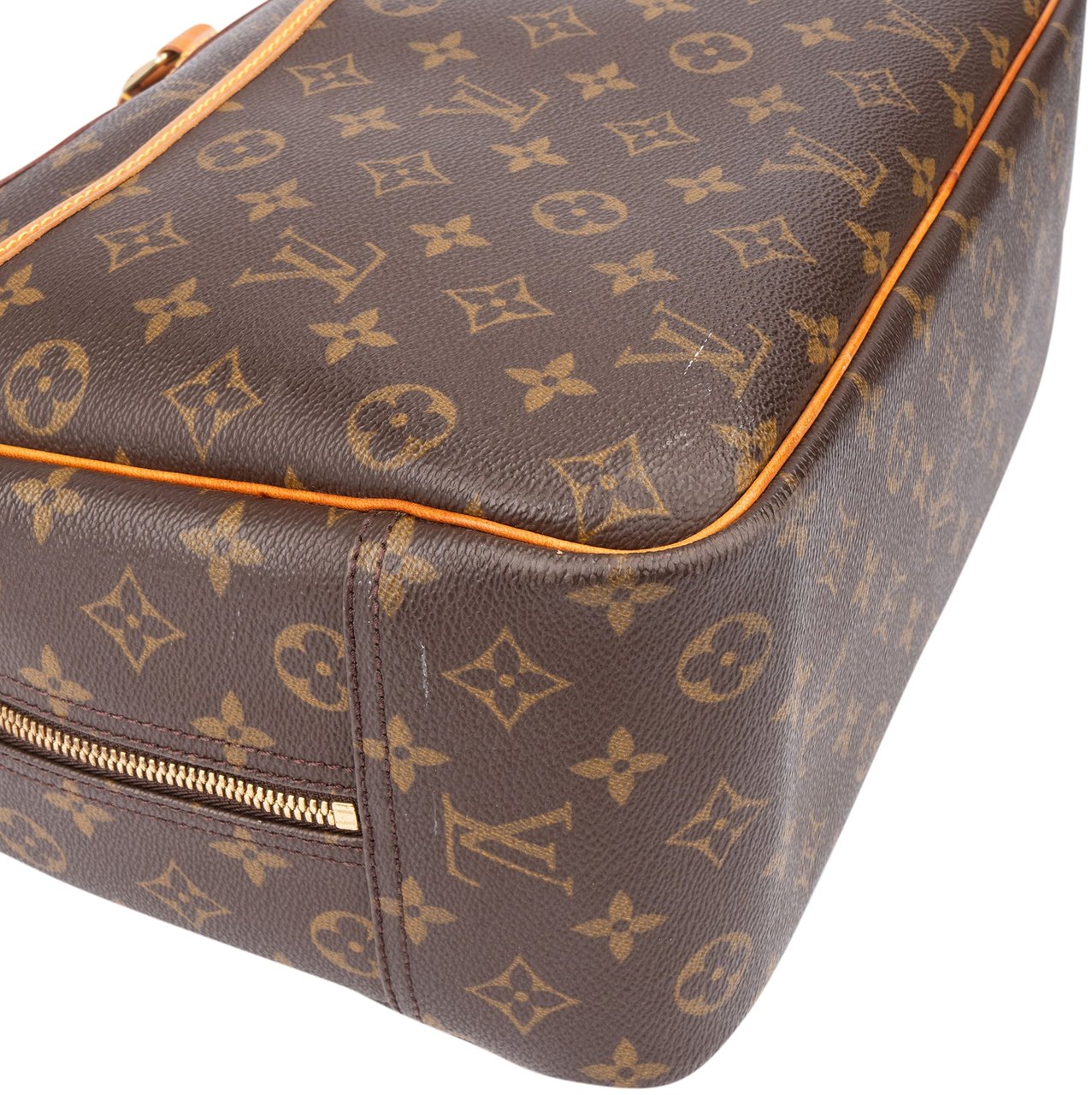 Louis Vuitton Louis Vuitton Canvas Monogram Deauville Handbag Bruin