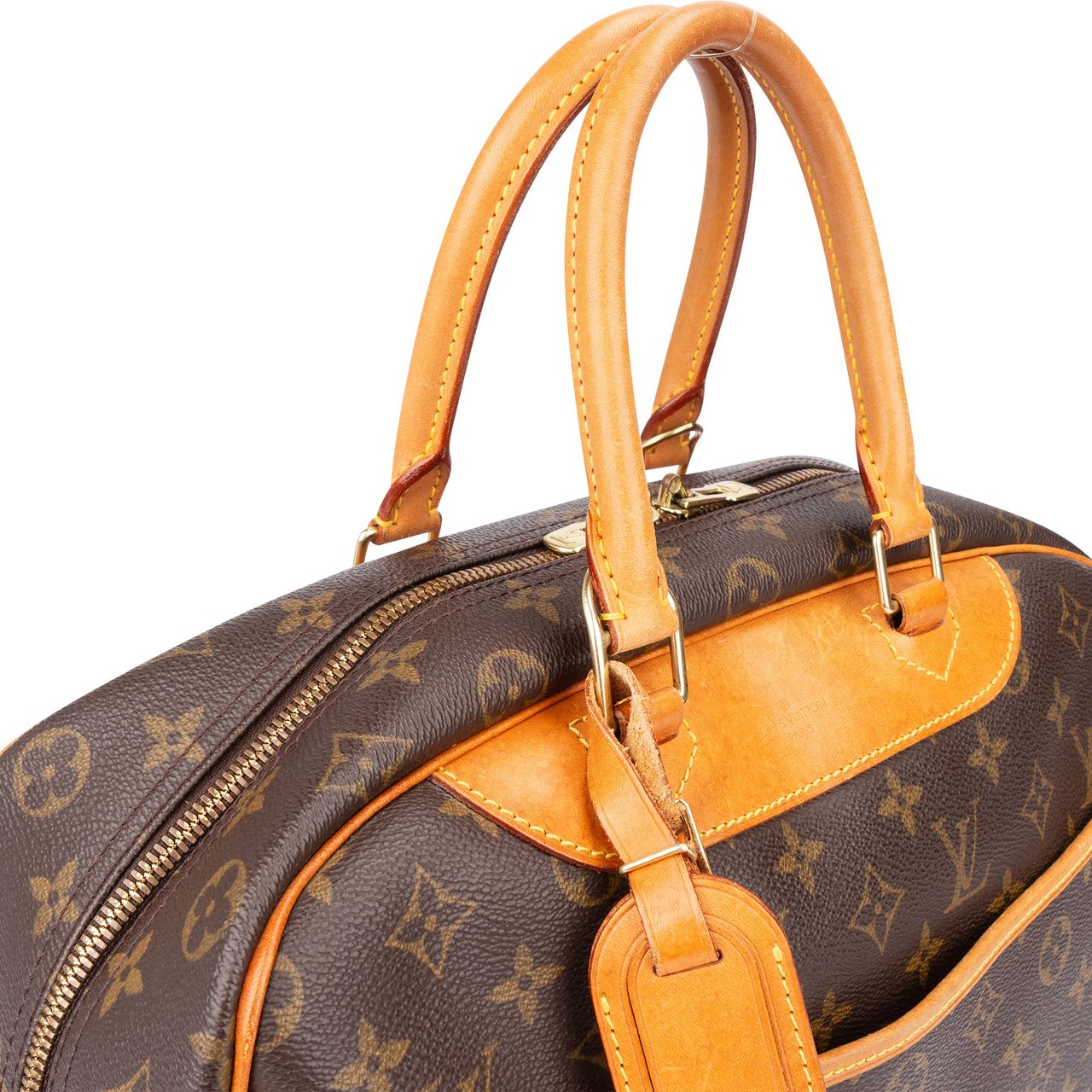 Louis Vuitton Louis Vuitton Canvas Monogram Deauville Handbag Bruin