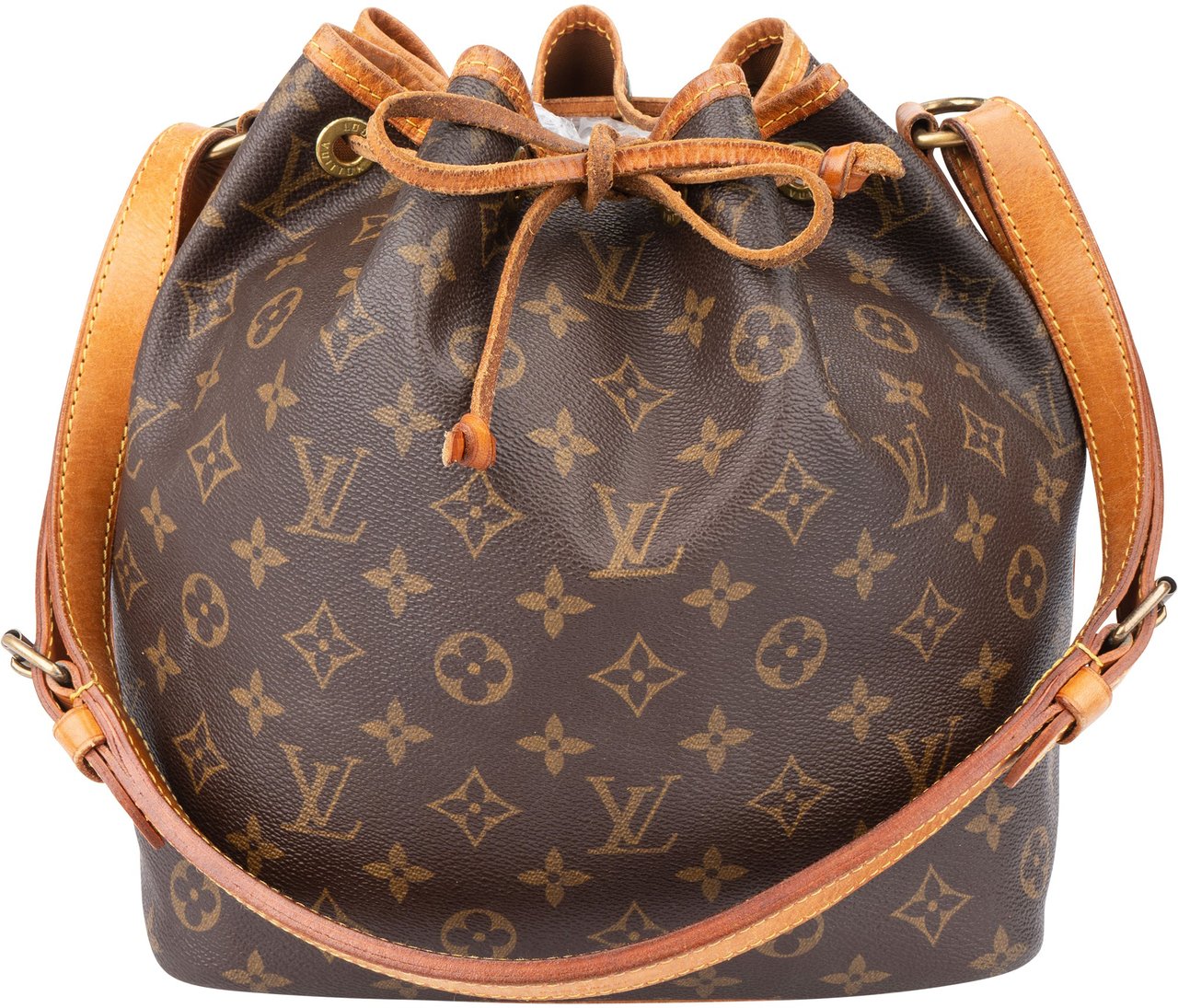 Louis Vuitton Louis Vuitton Canvas Monogram Sac Noe Petit Shoulder Bag Bruin