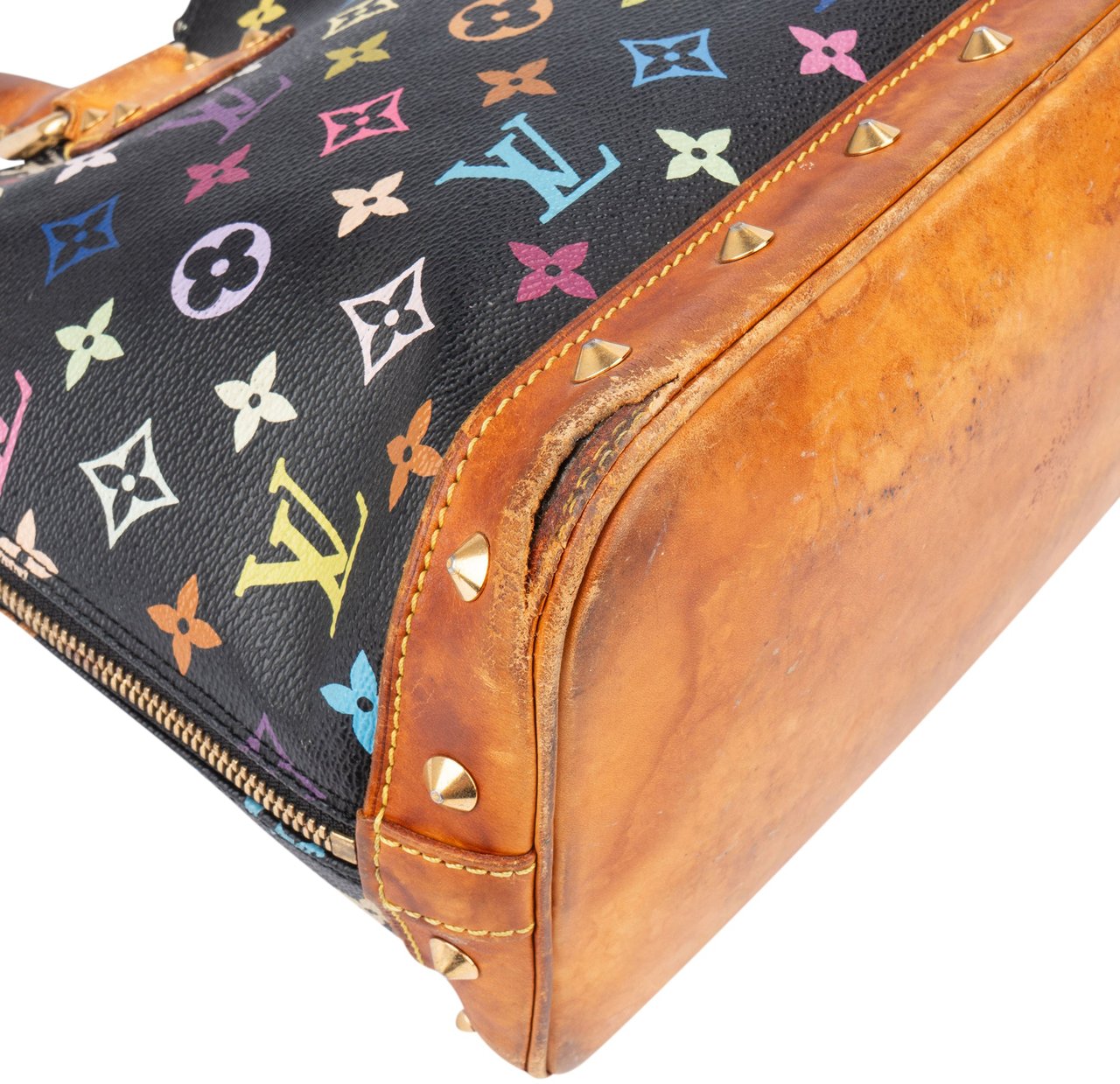 Louis Vuitton Louis Vuitton Murakami Multicolor Alma PM Handbag Zwart