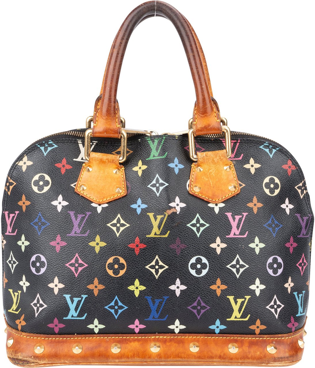 Louis Vuitton Louis Vuitton Murakami Multicolor Alma PM Handbag Zwart