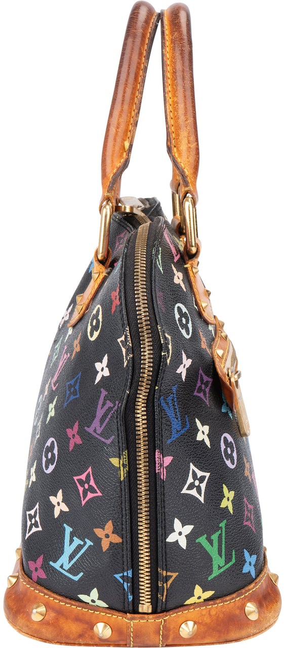 Louis Vuitton Louis Vuitton Murakami Multicolor Alma PM Handbag Zwart