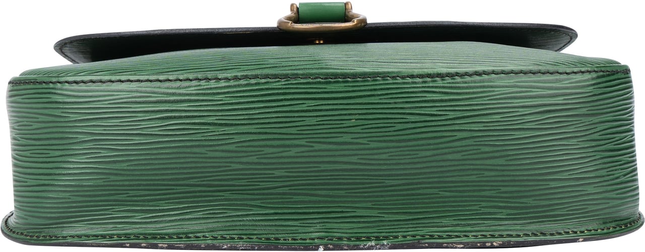 Louis Vuitton Louis Vuitton Green Epi Leather Saint Cloud GM Crossbody Bag Groen