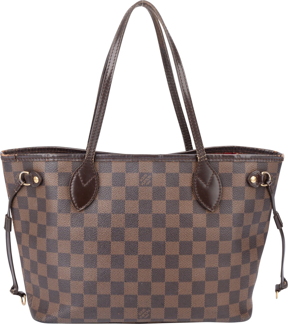 Louis Vuitton Louis Vuitton Damier Ebene Monogram Neverfull PM Handbag Bruin