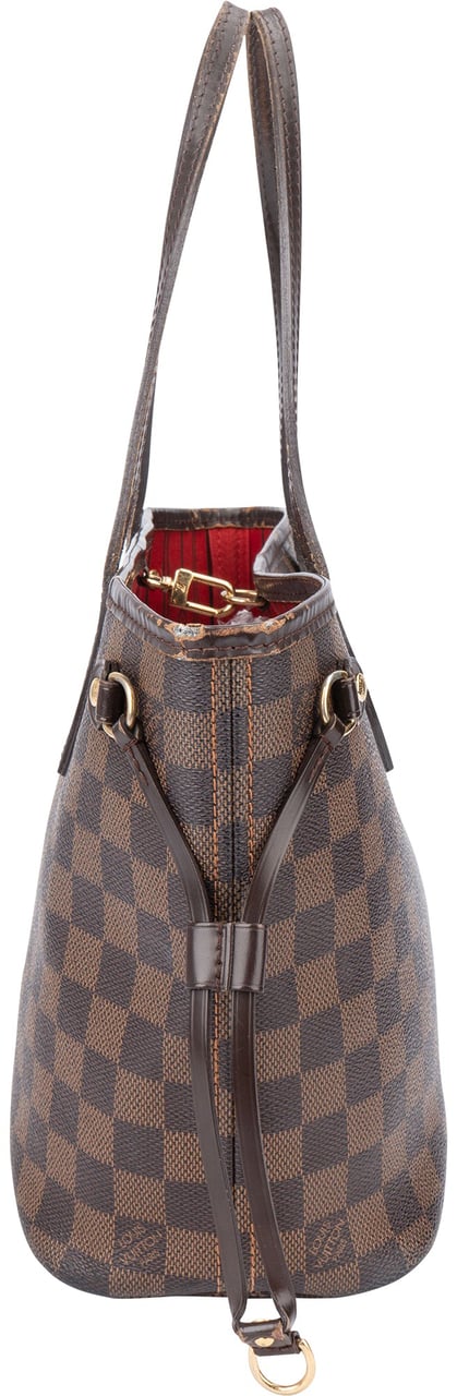Louis Vuitton Louis Vuitton Damier Ebene Monogram Neverfull PM Handbag Bruin