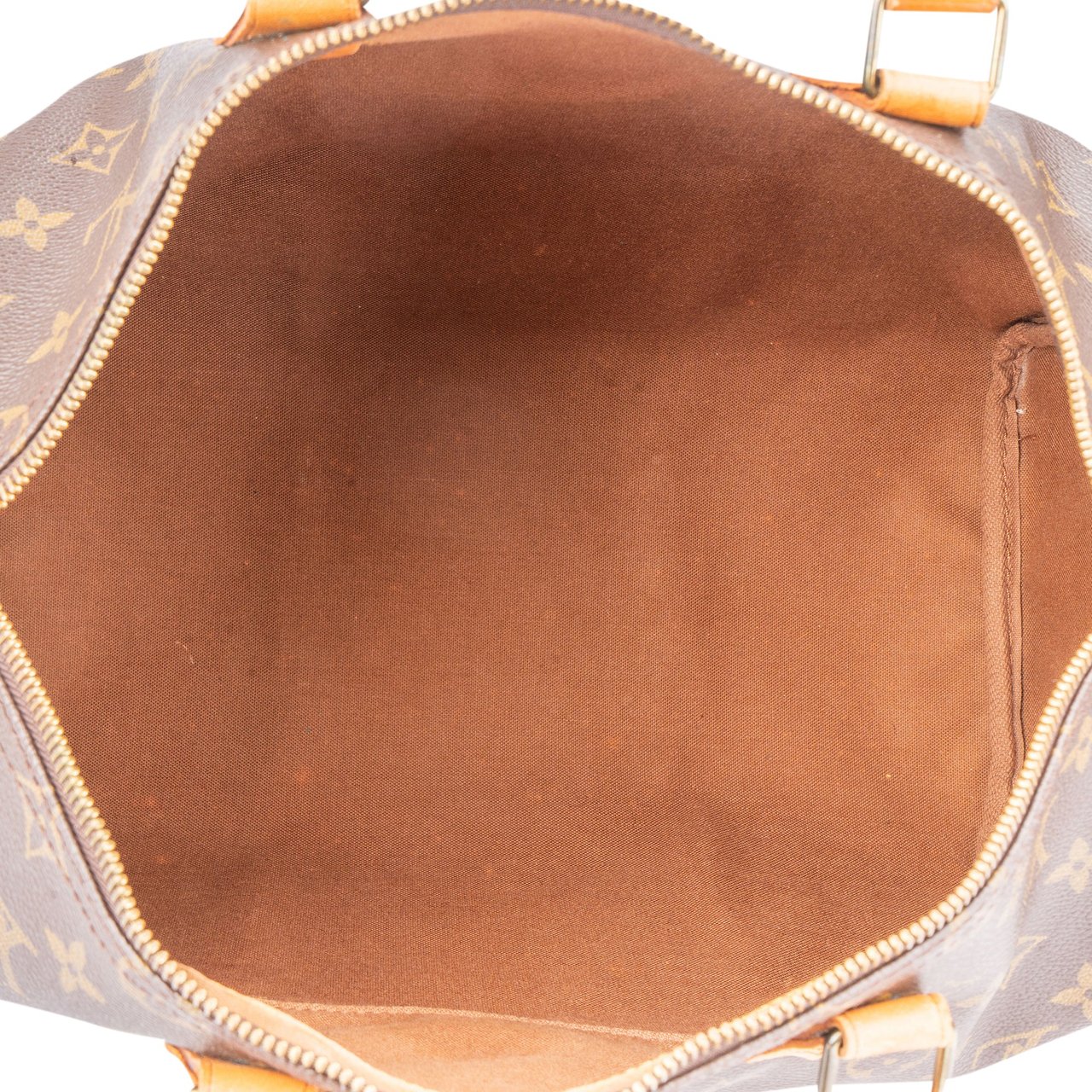 Louis Vuitton Louis Vuitton Canvas Monogram Speedy 35 Handbag Bruin