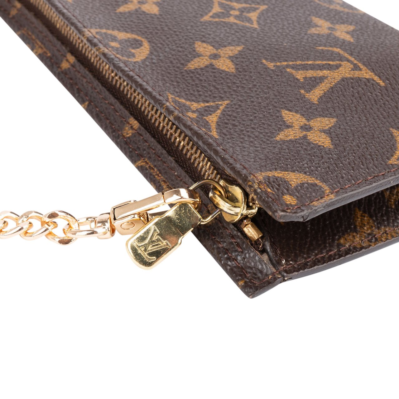 Louis Vuitton Louis Vuitton Canvas Monogram Bucket Pochette Accessoire Shoulder Bag Bruin