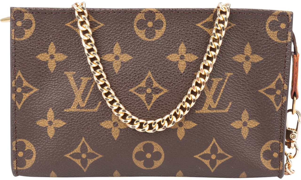 Louis Vuitton Louis Vuitton Canvas Monogram Bucket Pochette Accessoire Shoulder Bag Bruin