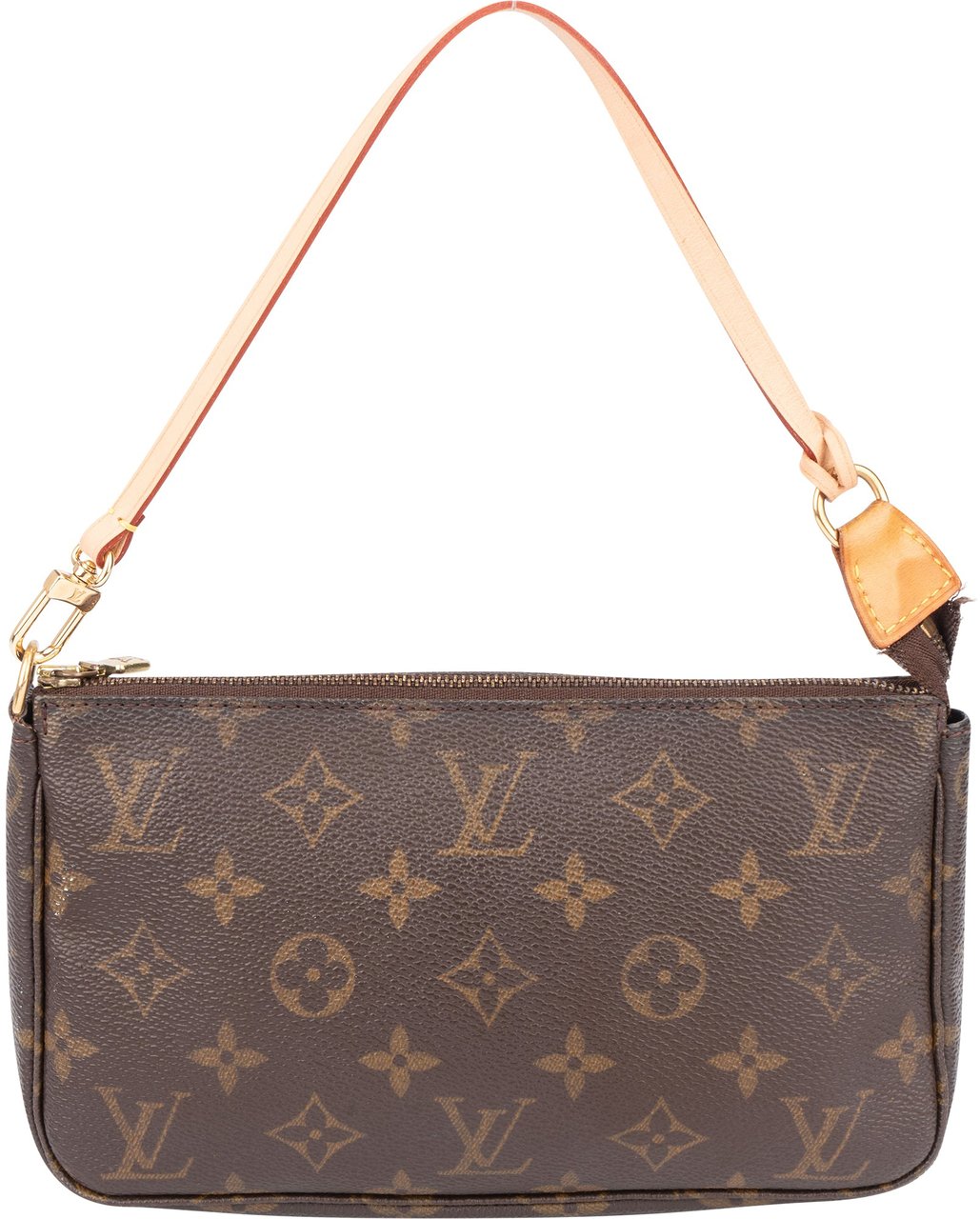 Louis Vuitton Louis Vuitton Canvas Monogram Pochette Accessoire Handbag Bruin