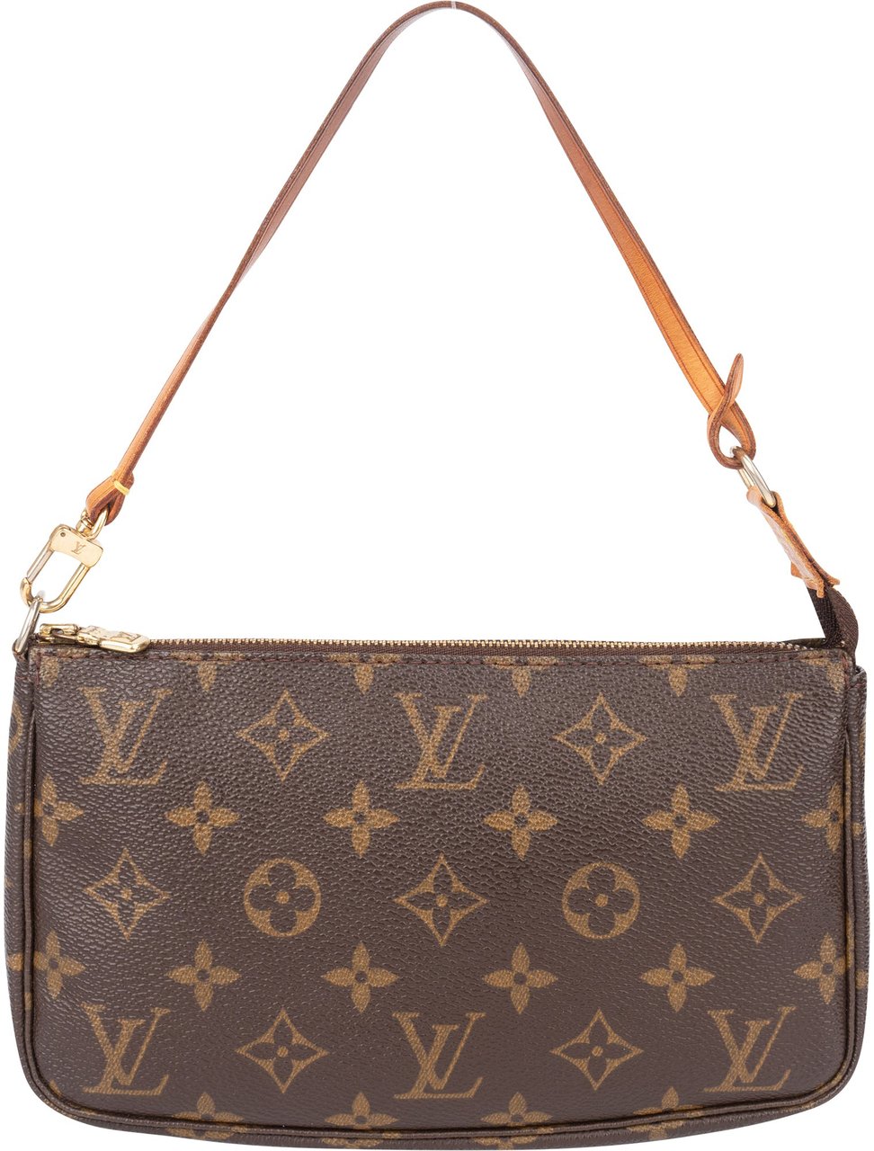 Louis Vuitton Louis Vuitton Canvas Monogram Pochette Accessoire Handbag Bruin