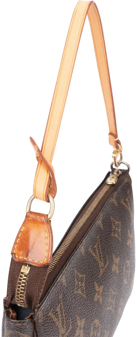 Louis Vuitton Louis Vuitton Canvas Monogram Pochette Accessoire Handbag Bruin