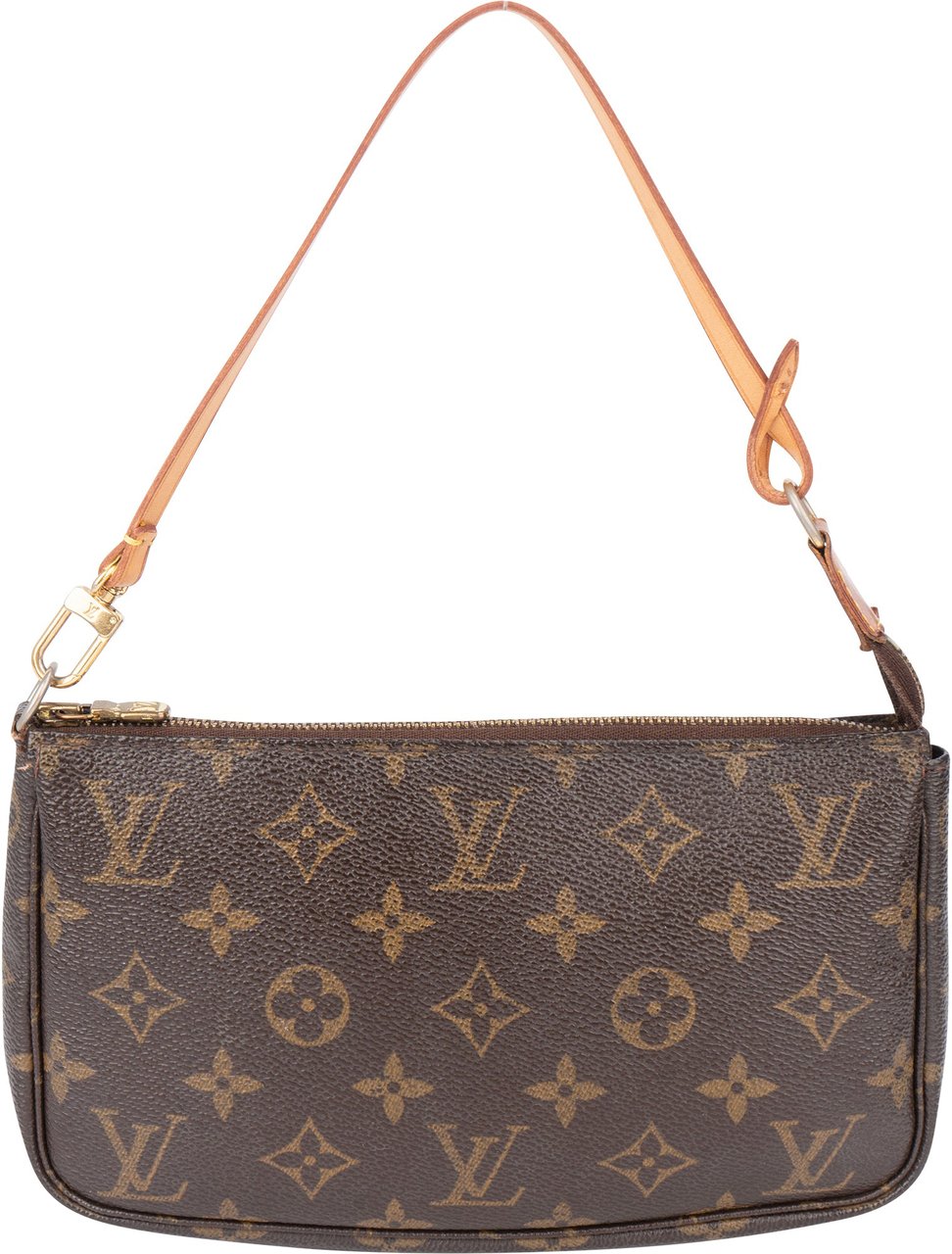 Louis Vuitton Louis Vuitton Canvas Monogram Pochette Accessoire Handbag Bruin