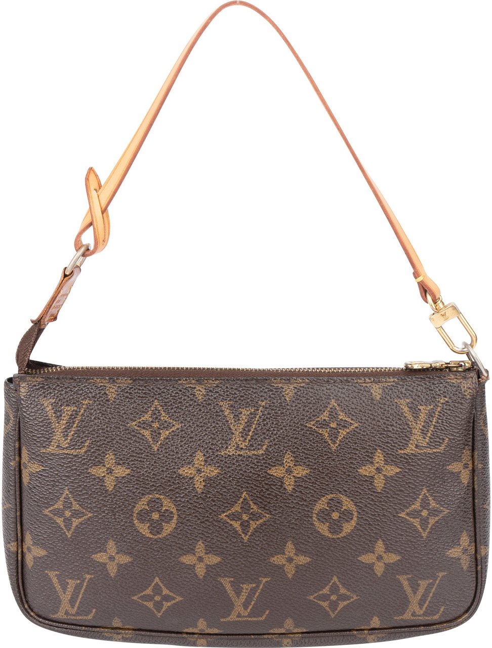 Louis Vuitton Louis Vuitton Canvas Monogram Pochette Accessoire Handbag Bruin
