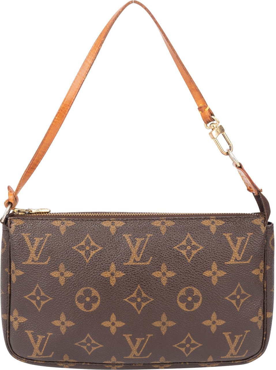 Louis Vuitton Louis Vuitton Canvas Monogram Pochette Accessoire Handbag Bruin