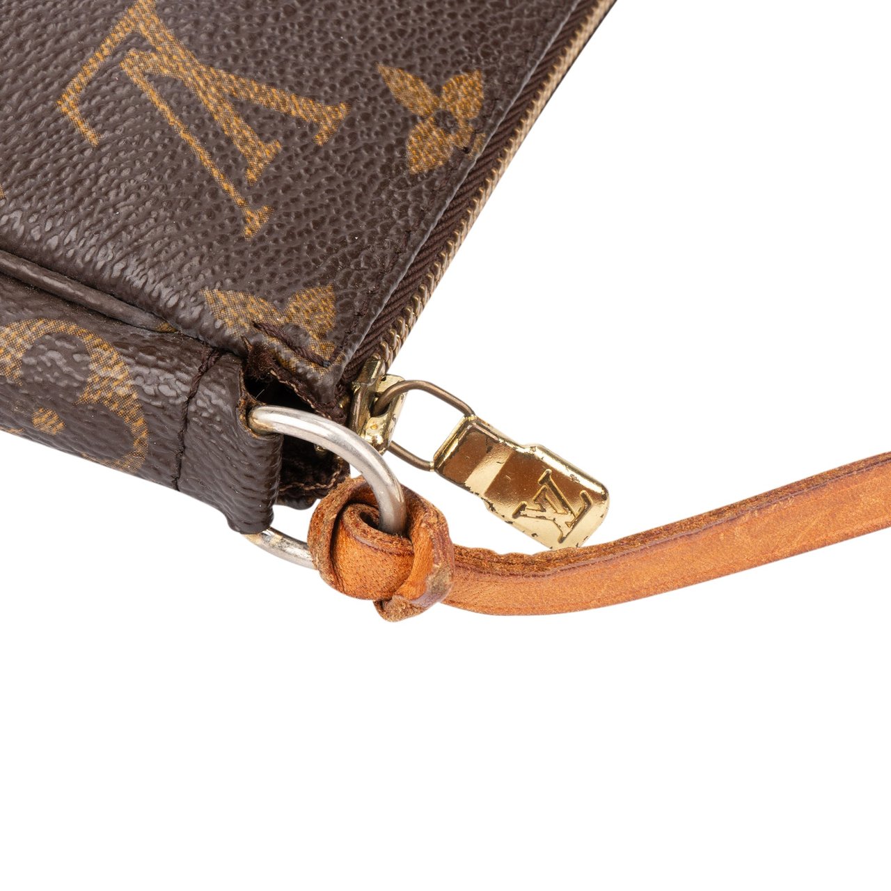 Louis Vuitton Louis Vuitton Canvas Monogram Pochette Accessoire Handbag Bruin