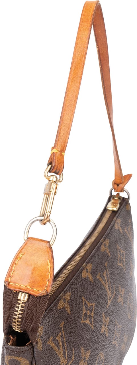 Louis Vuitton Louis Vuitton Canvas Monogram Pochette Accessoire Handbag Bruin