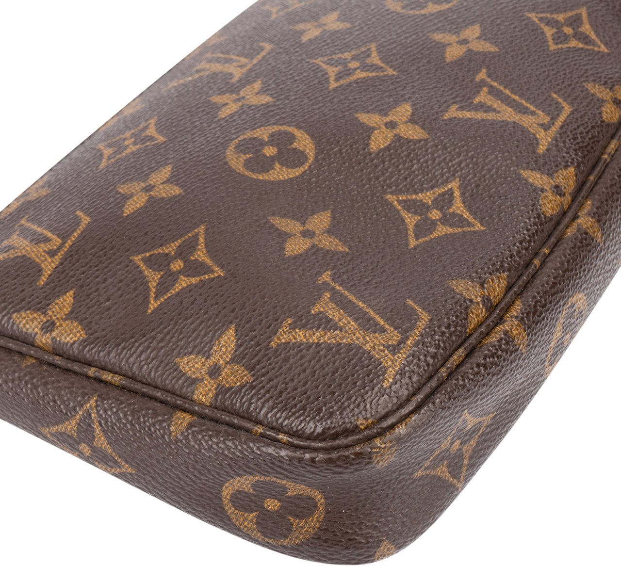 Louis Vuitton Louis Vuitton Canvas Monogram Pochette Accessoire Handbag Bruin