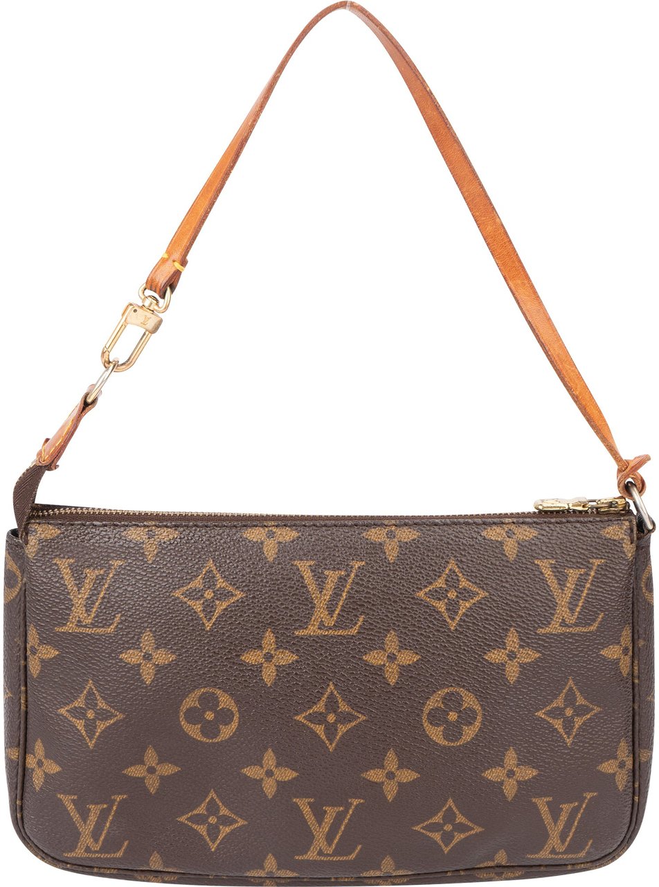Louis Vuitton Louis Vuitton Canvas Monogram Pochette Accessoire Handbag Bruin